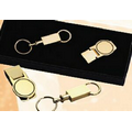 Money Clip & Key Holder Gift Set - Gold